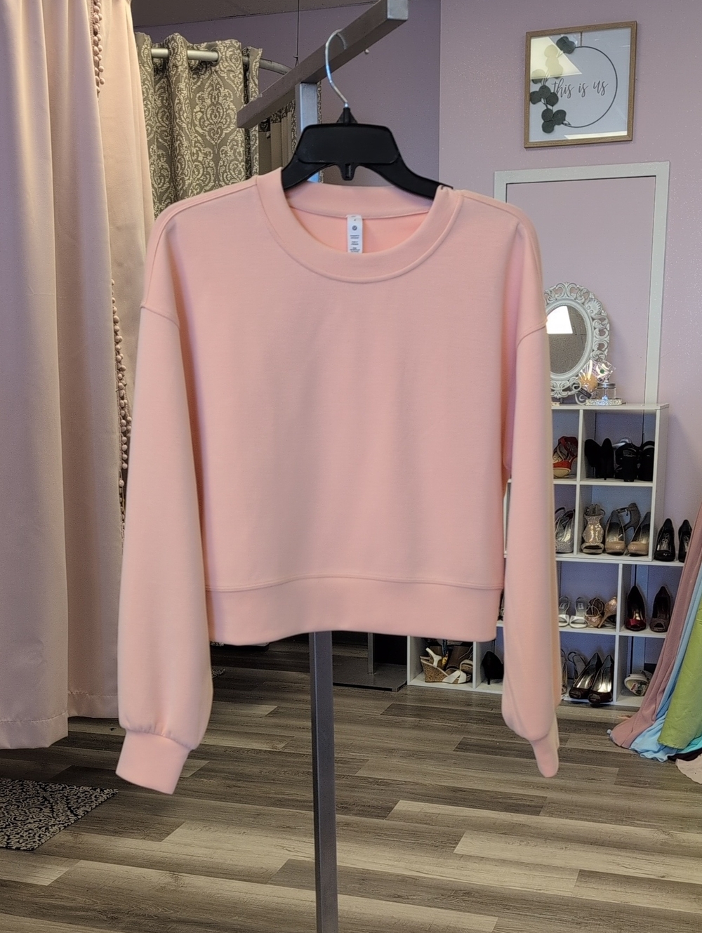 lululemon athletica Blush Pink Crew Tee